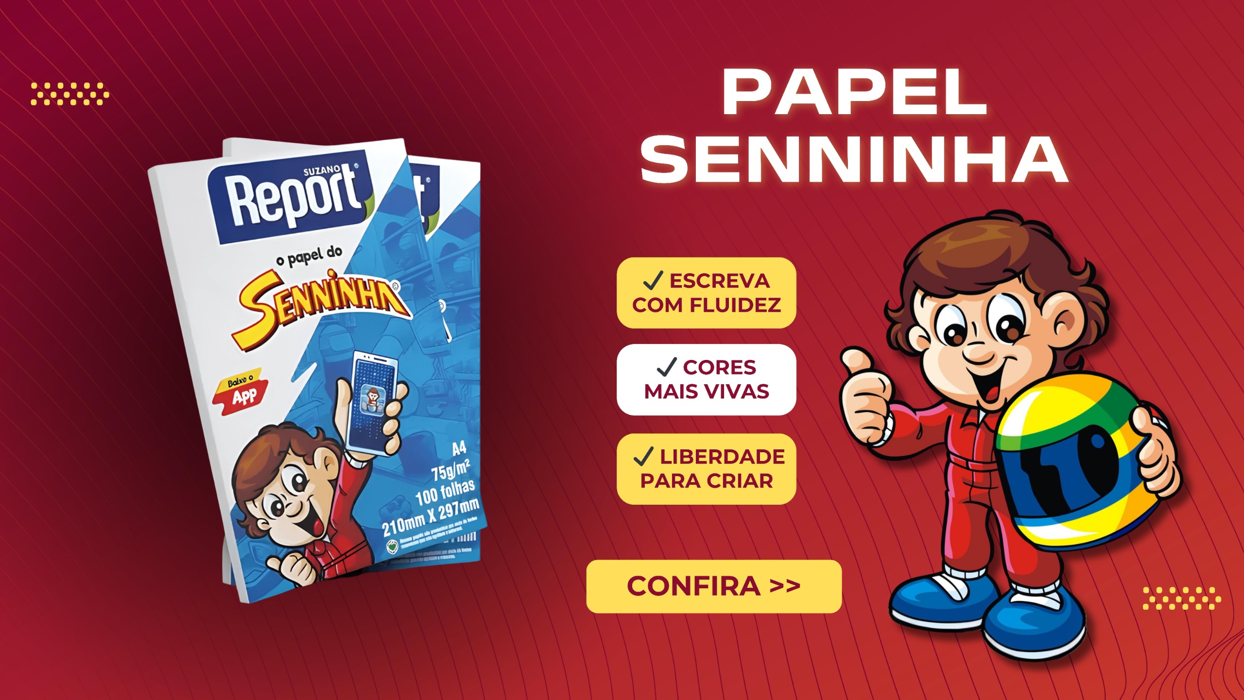papel senninha