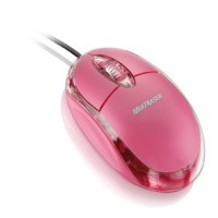 Mouse Usb Multilaser Classic Pink Mo002