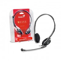Fone com Microfone Genius Hs-200c Headset Slim Preto