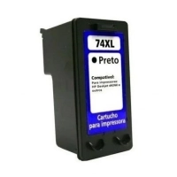 Cartucho Compat�vel Hp 74 Preto Hc-f17l Cb336wb