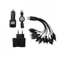 Carregador Multifuncional C3tech Charger Duo Plus Uc-201