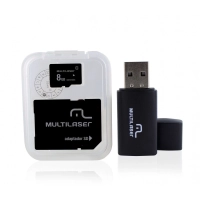 Pen Drive 8gb +micro Sd+ Adaptador Sd Multilaser Mc058