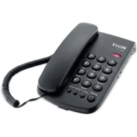 Telefone Elgin com Fio Preto Tcf2000
