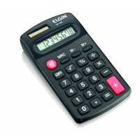 Calculadora de Bolso Elgin Preta 8 Dgitos Cb1483
