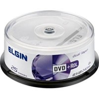 Dvd+r Elgin 8,5gb C/ 25 Unidades