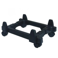 Suporte para Cpu C/ Rodas Preto 4624 Forceline