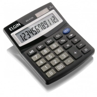 Calculadora de Mesa Elgin 12 Dgitos Mv4124 Solar Blister