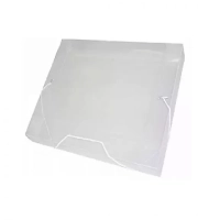 Pasta Pl�stica Of�cio C/ El�stico Acp Cristal Lombo 40mm Pacote C/ 10 Unidades 1024