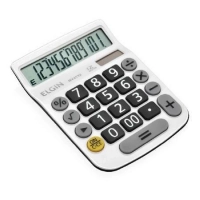 Calculadora de Mesa Elgin 12 Dig Mv-4132 Calc.mesa Visor . Branca