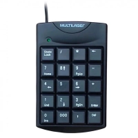 Teclado Num�rico Usb Multilaser Preto Tc229