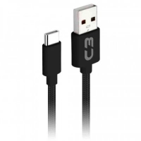 Cabo Usb a Macho X Tipo C Macho 1m C3tech Cb-c10bk Preto