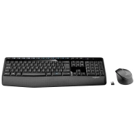Teclado e Mouse Usb Wireless Mk345 Preto Logitech