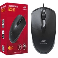 Mouse Usb C3tech Ms-31bk Preto