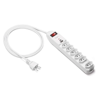 Filtro de Linha 6 Tomadas Usb Tipo A+c 10a Elgin