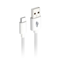 Cabo Usb Tipo C 2m 2a Cb-c21wh Branco C3tech