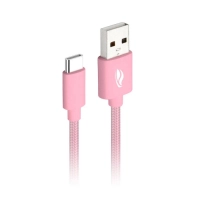 Cabo Usb Tipo C 1m 2a Cb-c11pk Rosa C3tech