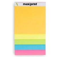 Bloco Adesivo Maxprint Cubo Step Neon 5 Cores