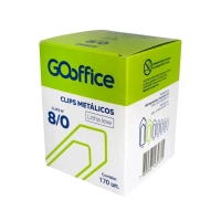 Clips Galvanizado Go Office 8/0 Fio 1,40mm Leve Cx 170un