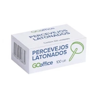 Percevejos Latonados Go Office 10mm Cx 100un