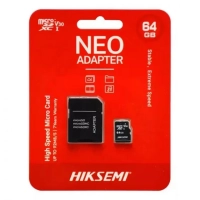 Cartao de Memoria 64gb Sd Hiksmi Class 10uhsi Micro+adaptador Hstfc164gadapter