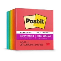 Bloco Adesivo Post-it 3m 76x76mm Cubo Diversao 5 Cores