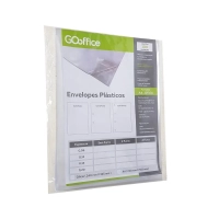 Envelope Plastico A4 Sem Furos 0,06m Pct 100un Go Office