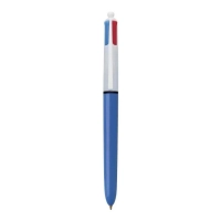 Caneta Esferografica Bic 4 Cores Corpo Azul