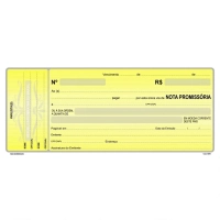 Bloco Nota Promissoria Sao Domingos 215x95mm 50fls
