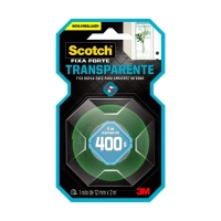 Fita Dupla Face 12mmx2m Fixa Forte 3m Transparente