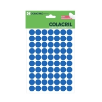 Etiqueta Multiuso Colacril 6021az Azul 13mm com 420un
