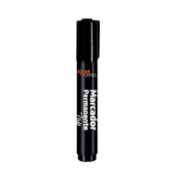 Marcador Permanente Jocar Office 5,0mm Ponta Chanfrada Preto