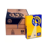 Caixa Papel A4 Magnum Brasil 75grs 210x297 com 10 Resma de 500 Folhas