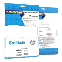 Papel Branco Textura Verge 120g/Maa4 - 50folhas