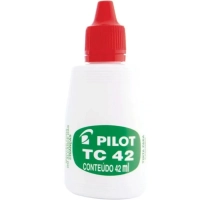 Tinta para Carimbo Vermelha Pilot 42ml