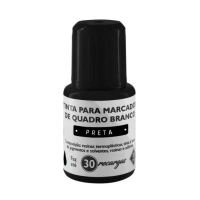 Tinta para Marcador de Quadro Branco Brw Preta 20ml