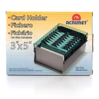 Fichario de Mesa Acrimet 911 para Fichas 3x5 Fume