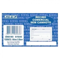 Recibo Comercial Sao Domingos Sem Canhoto 50fls