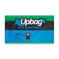Saco para Lixo Basic Up Bag Verde 15l 50un