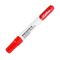 Marcador para Quadro Branco Go Office Vermelho Recarregavel