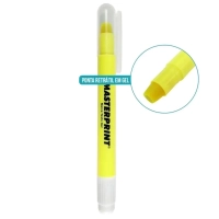 Caneta Marca Texto Gel Amarela - Mp 613 Masterprint