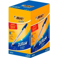 Caneta Esferografica Bic Cristal Dura+ 1.0 Mm Azul Cx 50 Unidades