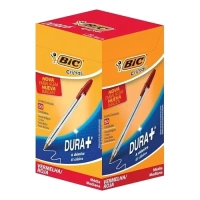 Caneta Bic Cristal Vermelha Ponta Mdia Caixa com 50 Unidades