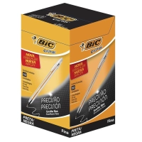Caixa de Caneta Esferografica Bic Cristal Precisao 0.8 Mm Preta 50 Unidades