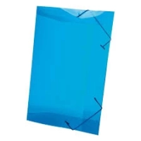 Pasta Aba Elastico Go Office Oficio Sem Lombo 335mmx235mm Azul