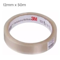 Fita Adesiva 3m 12mmx50m Durex Transparente