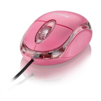 Mouse Usb Multilaser Classic Pink Mo002