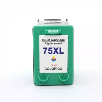 Cartucho Compatvel Hp 75 Color Hc-f18l Cb337wb