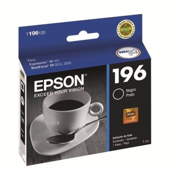 Cartucho Epson 196 Preto T196120 50%off
