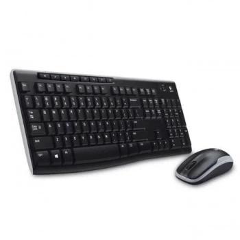 Teclado e Mouse Wireless Mk270 Logitech Preto