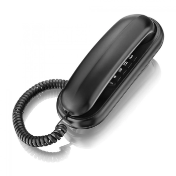 Telefone Elgin com Fio Gondola, Redial, Flash, Pause Preto Tcf1000